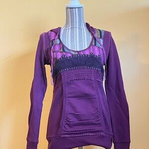 Free people Jacket (Grape color) with design